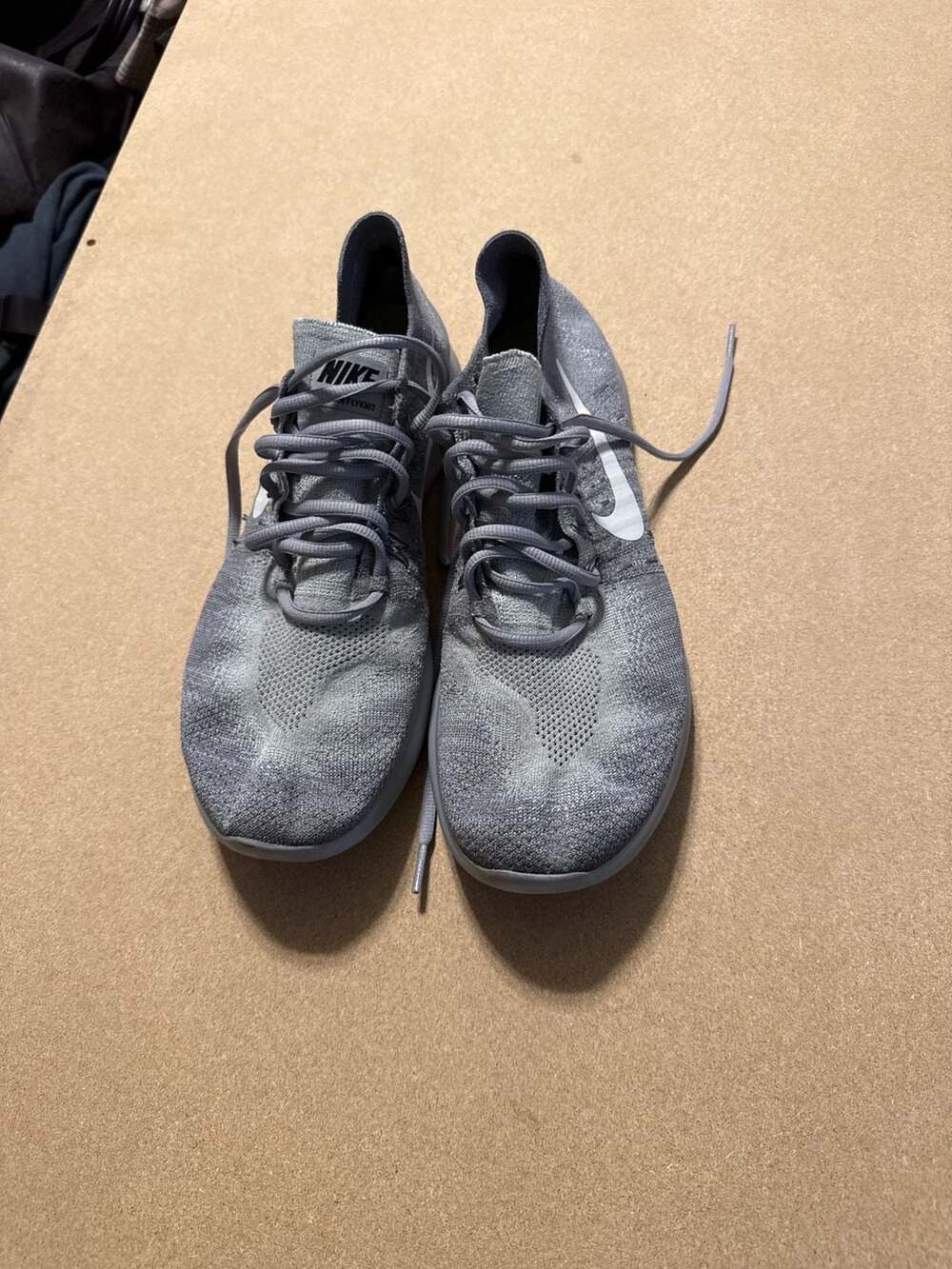 Nike Free RN Flyknit 2017 Wolf Grey Men's Running Shoes Size 10